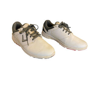 Men's Callaway Golf Shoes Size 11 White and Gray